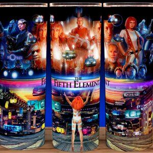 The Fifth Element 90s Bruce Willis SciFi Movie Cup Mug Tumbler 20oz